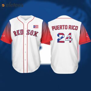 Red Sox Puerto Rican Baseball Jersey Giveaway 2024