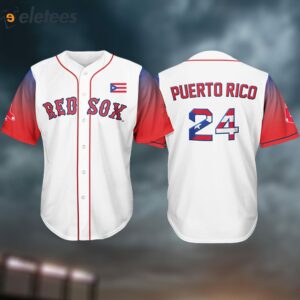 Red Sox Puerto Rican Baseball Jersey Giveaway 2024 2