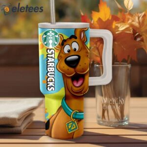 Scooby Doo I Dont Care What Day It Is Its Early Im Grumpy I Want Starbuck Tumbler2
