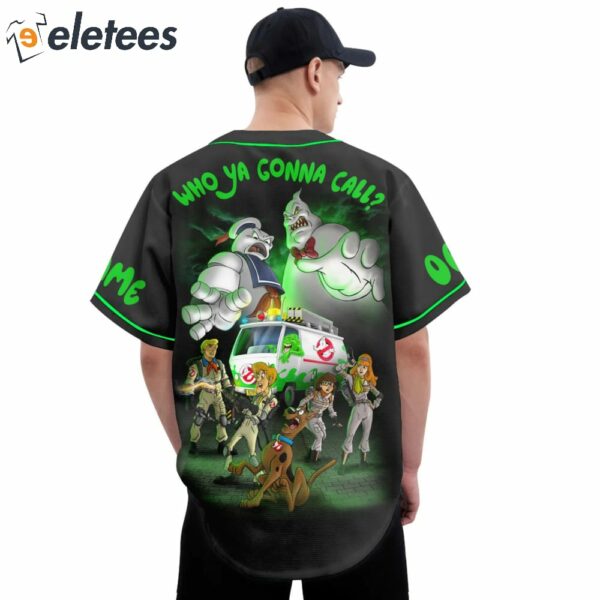 Scooby Doo Who Ya Gonna Call Baseball Jersey