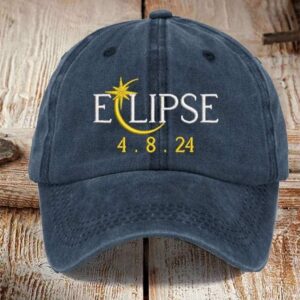 Solar Eclipse2024 Print Baseball Cap 2