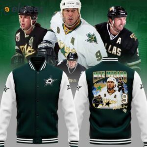 Stars Hockey Mike Modano 9 Special costume Baseball Jacket