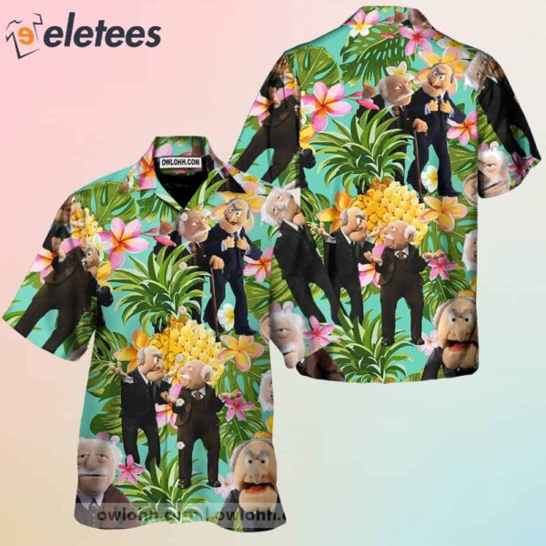 Statler And Waldorf Muppets Tropical Hawaiian Shirt