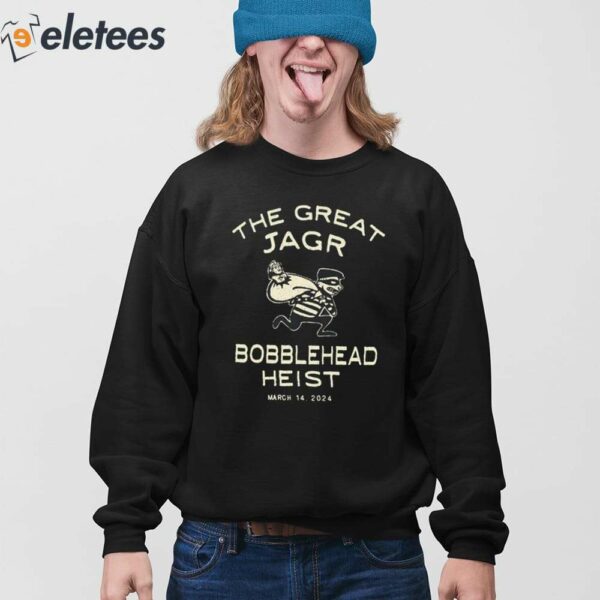 Steel City The Great Jagr Bobblehead Heist Shirt