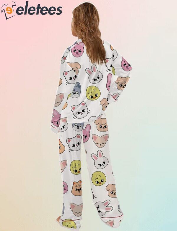 Stray Kids Characters Long Sleeve Pajama Set