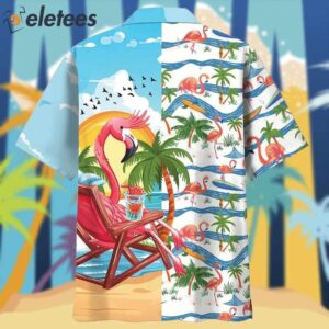 Summer Vacation Flamingo Hawaiian Shirt1