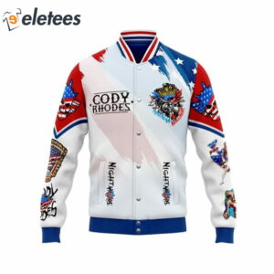 The American Nightmare Cody Rhodes Baseball Jacket1