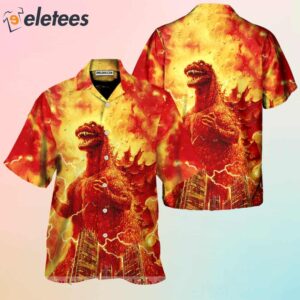 The Godzilla Character Hawaiian Shirt1