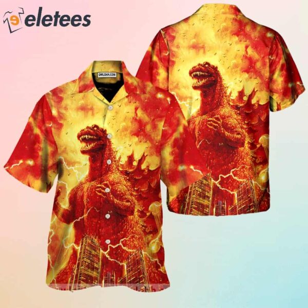 The Godzilla Character Hawaiian Shirt