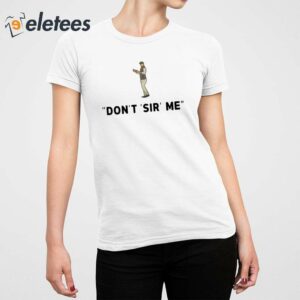 The Golf Illustrated Dont Sir Me Shirt 2