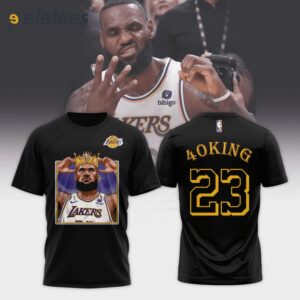 The King Lebron James Reaches 40k Career Points Shirt