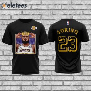 The King Lebron James Reaches 40k Career Points Shirt1