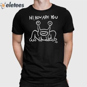 Timothy Olyphant Daniel Johnston Hi How Are You Frog Mural Shirt