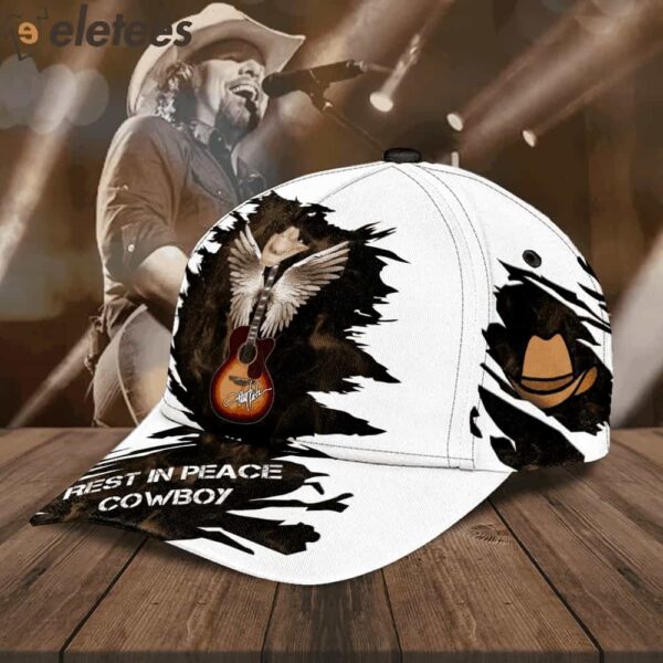 Toby Keith Rest In Peace Cowboy 3D Cap