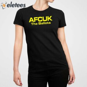 Top Afcuk The Ballot Shirt 2