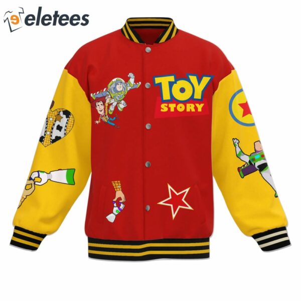 Toy Story To Indinity And Beyond Baseball Jacket