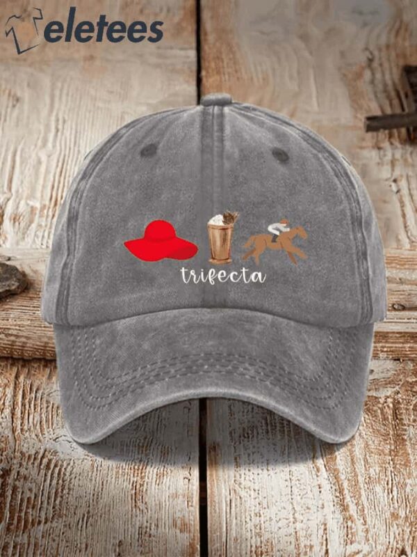 Trifecta printed hat