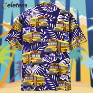 Tropical School Bus Hawaiian Shirt1