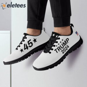 Trump 2024 American Flag Sneakers2