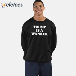Trump Is A Wanker Hooded Sweatshirt