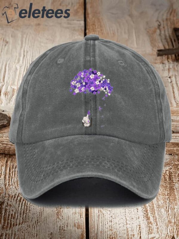 Unisex I Will Remember For You Dementia Alzheimer’s Disease Awareness Print Cap