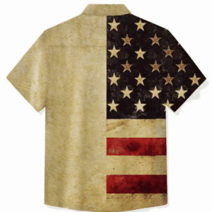 Vintage American Flag Courtesy Of The Red White And Blue Mens Shirt1
