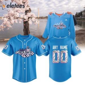 Washington Capitals Cherry Blossom Baseball Jersey