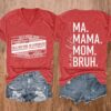 Women’S Raising Mayhem Mom Life Print Casual T-Shirt