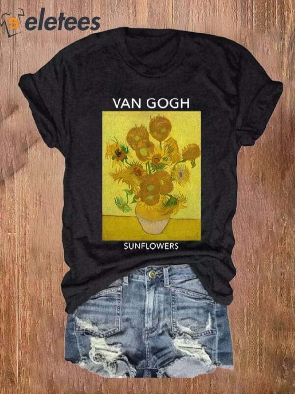 Women’S Van Gogh Painting Art T-Shirt