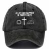 Women’s A Lot Can Happen In Three Days Print Casual Baseball Cap