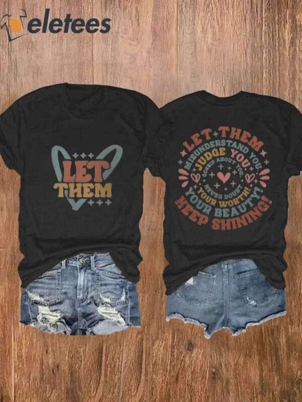 Women’s Let Them Print Casual T-Shirt