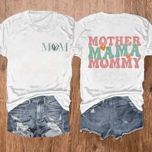 Womens Mother Mama Mommy Casual Tee1