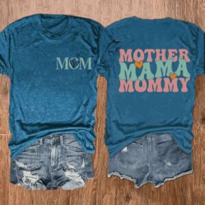 Womens Mother Mama Mommy Casual Tee2