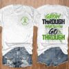 Women’s Slogan Grow Through What You Go Through Printed T-Shirt