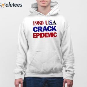 1980 Usa Crack Epidemic Shirt 4