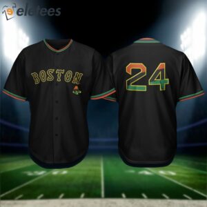 2024 Red Sox Black African American Celebration Jersey Giveaways
