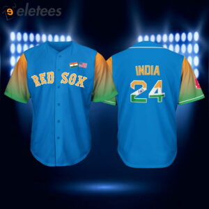 2024 Red Sox India Celebration Jersey Giveaways1