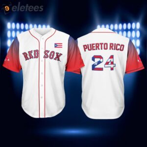 2024 Red Sox Puerto Rican Celebration Jersey Giveaways1