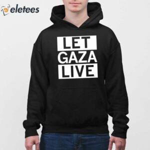 3Let Gaza Live Shirt min