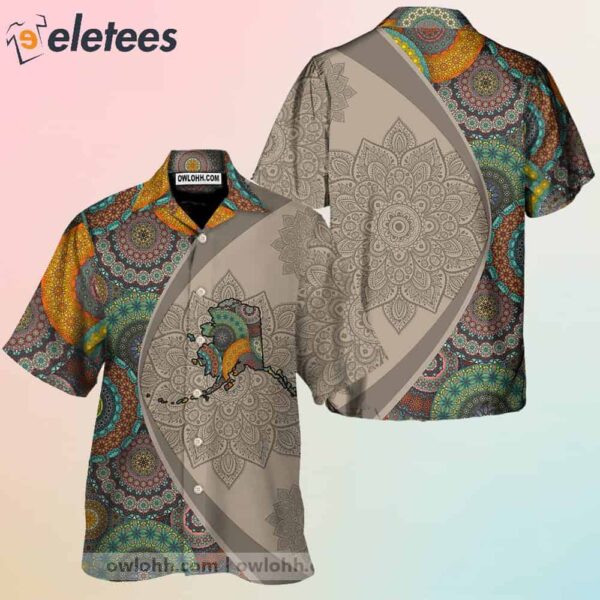 Alaska Pattern Mandala Hawaiian Shirt