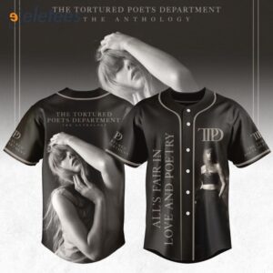 Alls Fair In Love And Poetry The Tortured Poets Department Baseball Jersey