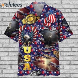 American Independence Boxing Hawaiian Shirt1