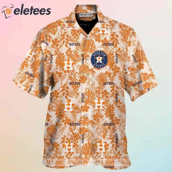 Astros Unisex Custom Name Hawaiian Shirt