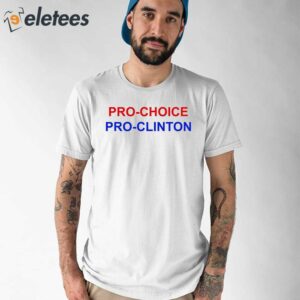 Aubrey Plaza Pro Choice Pro Clinton Shirt 1