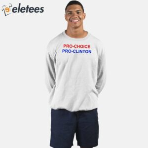 Aubrey Plaza Pro Choice Pro Clinton Shirt 3
