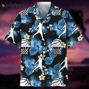 Basketball Nature Flower Hawaiian Shirt
