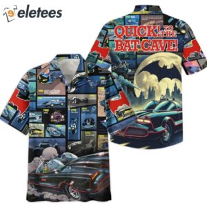 Batman Quick To The BatCave Hawaiian Shirt