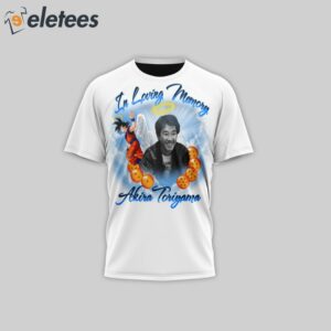 Big Sean In loving memory Akira Toriyama Shirt2