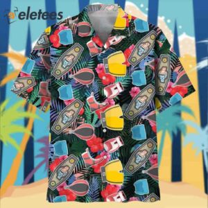 Boxing Tropical Funny Hawaiian Shirt
