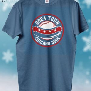Chicago Dogs Baseball 2024 Tour Shirt 2